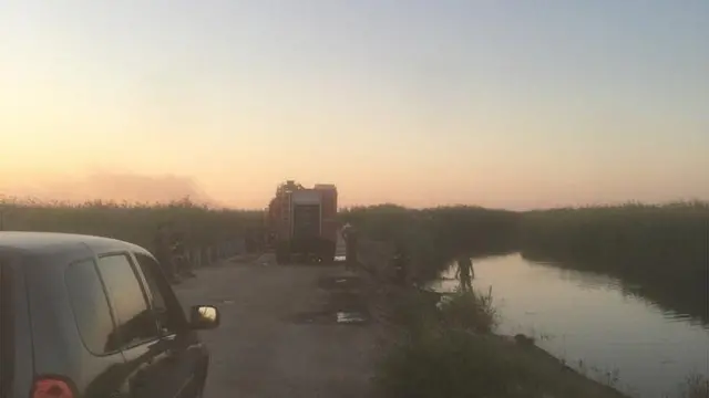 Qızılağac qoruğu, yanğın