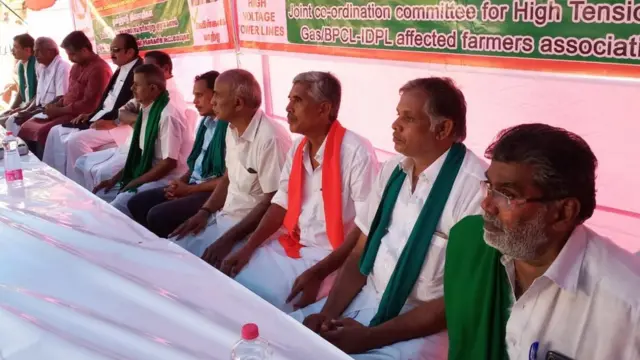 Farmers Protest against HT line. உயர் மின் கோபுரங்களுக்கு எதிரான விவசாயிகள் போராட்டம் - தில்லி.