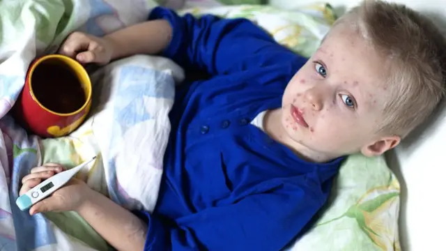 Niño enfermo