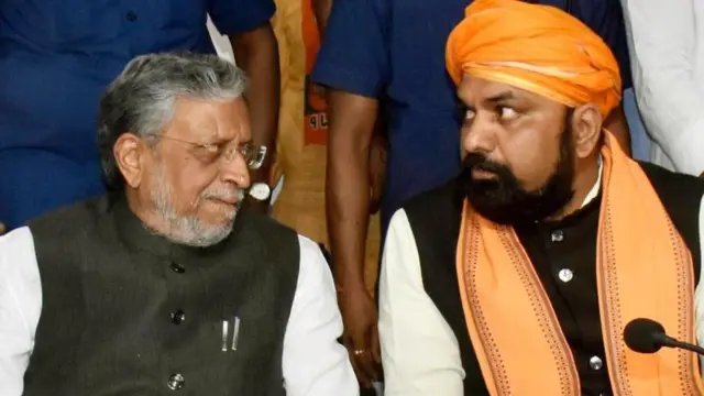 सुशील कुमार मोदी और सम्राट चौधरी