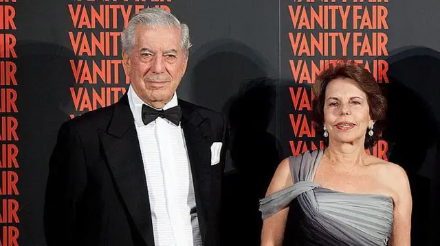 Vargas Llosa ve eşi Patricia Llosa