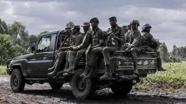 Wapiganaji wa M23 wamejihami kwa silaha kali, ila kundi hilo limekanusha kutajwa kama kibaraka cha Rwanda.