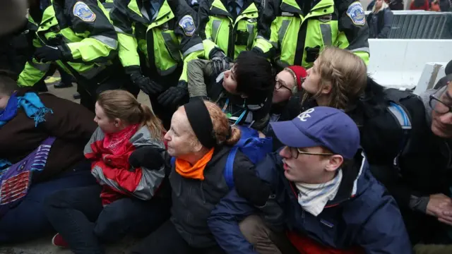 Protesta en Washington D.C.