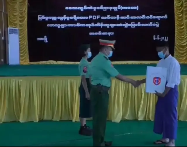 ကလေးတပ်နယ်ကတစ်ဆင့် ပထမဆုံး အလင်းဝင်လာသူတွေကို စစ်ကောင်စီ မီဒီယာက ထုတ်လွှင့်ခဲ့