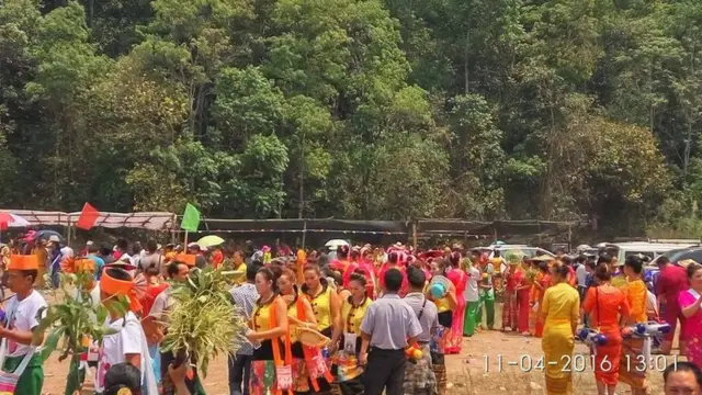 ဘုရားပန်းပန်းခူး,သင်္ကြန်