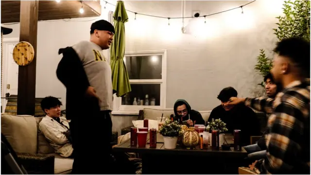 Miguel with some friends