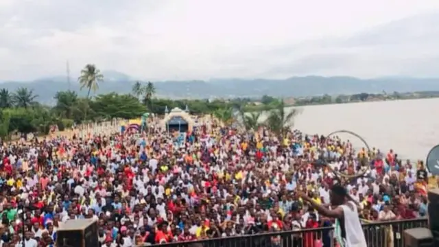 Ikibanza ca Safi Beach imbere y'uko haterwa n'umwuzure wa Tanganyika