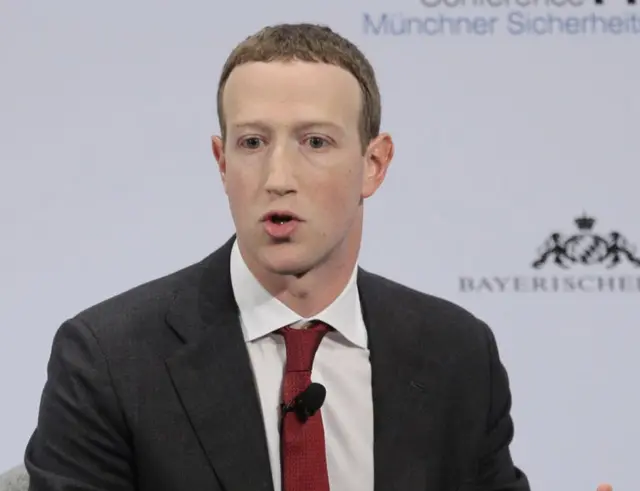 Mark Zuckerberg en una conferencia