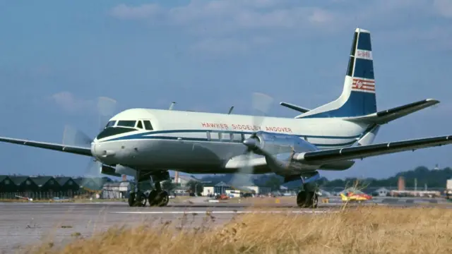 HS AVRO aircraft seen here at Farnborough