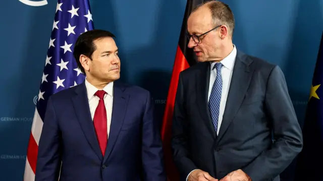 卢比奥与德国总理