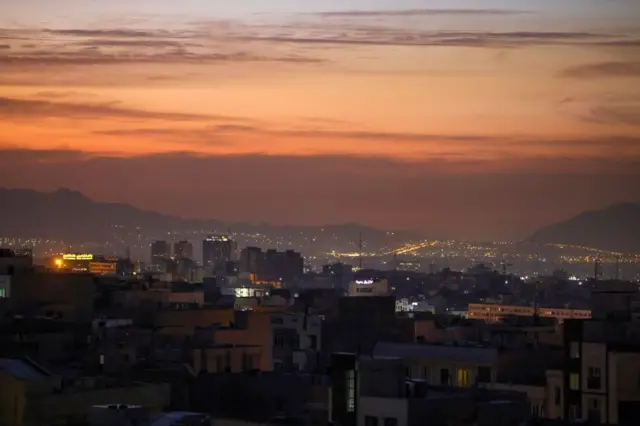 Hücumlardan sonra Tehran səması