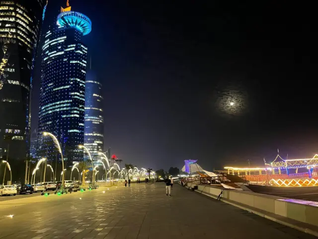 گزارش نفیسه کوهنورد از فضای آرام دوحه