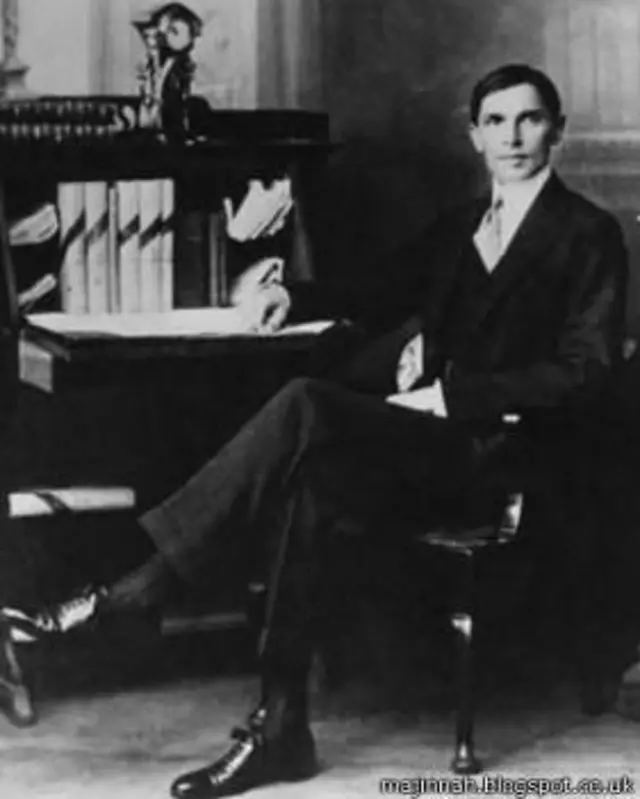 యువకుడిగా ఉన్నప్పుడు మొహమ్మద్ అలీ జిన్నా 