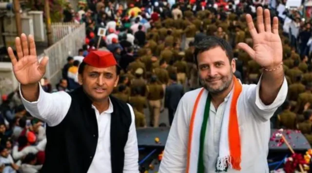 அகிலேஷ் யாதவ் - ராகுல் காந்தி