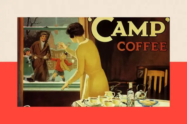Un anuncio antiguo de café 