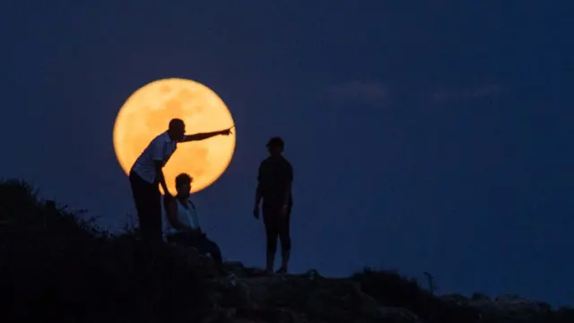 La Luna en Tanzania.