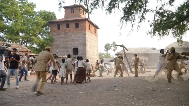 रज़ाकार फिल्म सेट