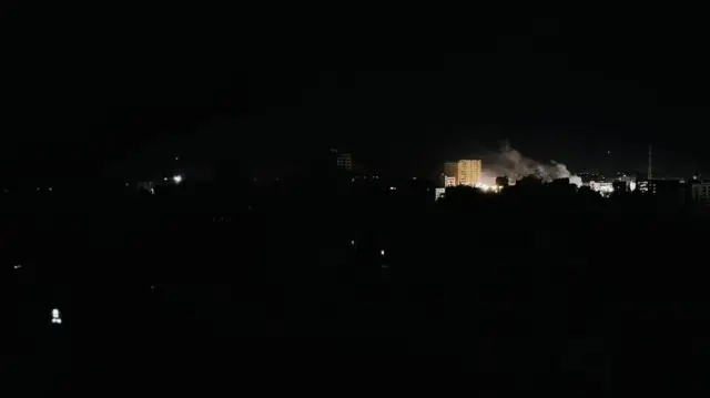 Aworan bi Gaza ṣe wa ninu okunkun