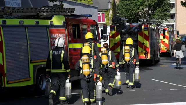 حريق في لندن