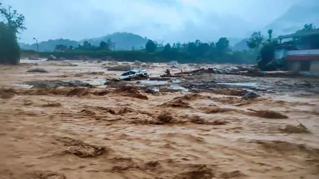 వయనాడ్‌లో ప్రమాద స్థలం
