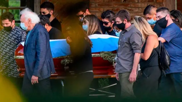 Diego Maradona Burial pictures