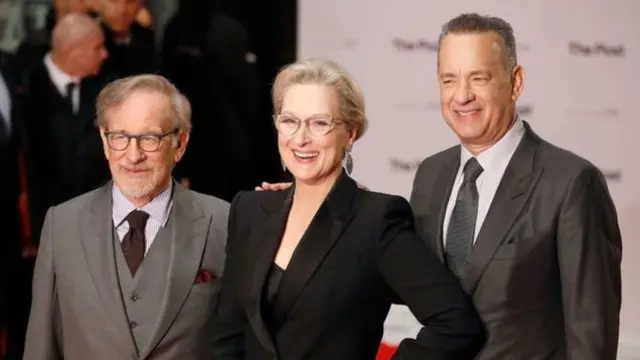 Stephen Spielberg, Meryl Streep dan Tom Hanks