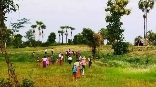 စစ်ကိုင်းတိုင်းထဲက တိုက်ပွဲတွေကြောင့် တိမ်းရှောင်ရတဲ့ ရွာသားတွေ