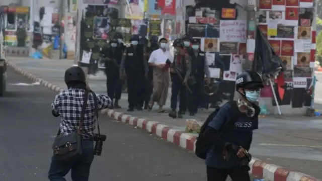 လူထုဆန္ဒပြပွဲတွေသတင်းရယူခဲ့တဲ့ သတင်းသမားအချို့ ပုဒ်မ ၅၀၅(က)နဲ့ အမှုဖွင့်ဖမ်းဆီးခံထားရ