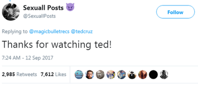 Senator Ted Cruz Ruins Everything__________nsfw
