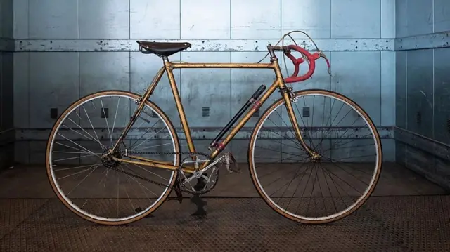 Le vélo de course Legnano de Gino Bartali.