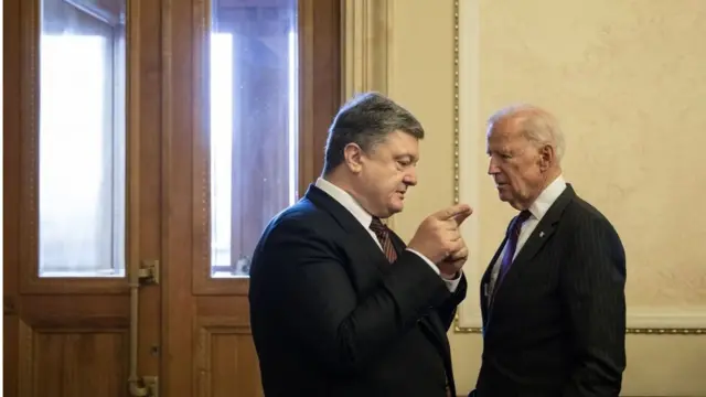 Порошенко, Байден