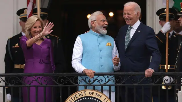 জুন মাসে হোয়াইট হাউসে প্রেসিডেন্ট বাইডেনের সঙ্গে নরেন্দ্র মোদী