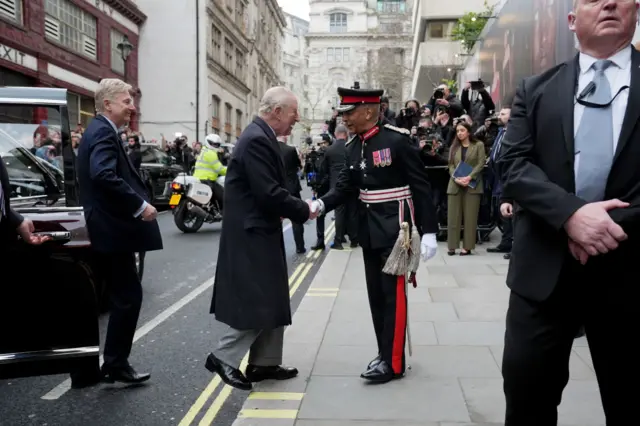 El rey Carlos atiende un evento en Londres el jueves 18 de febrero 2026