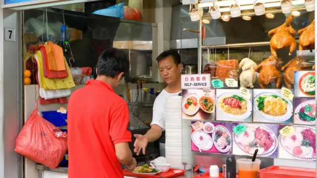 Singapur'da bir restoran