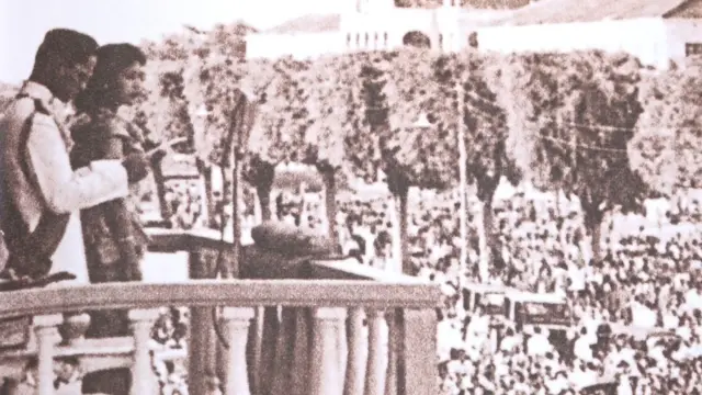 "เราจะครองแผ่นดินโดยธรรม เพื่อประโยชน์สุขแห่งมหาชนชาวสยาม"