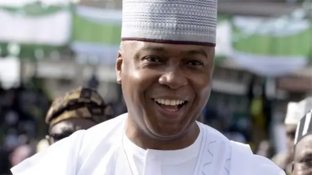 Sanata Bukola Saraki shi ne jami'in gwamnati mafi girma da ya halarci taron