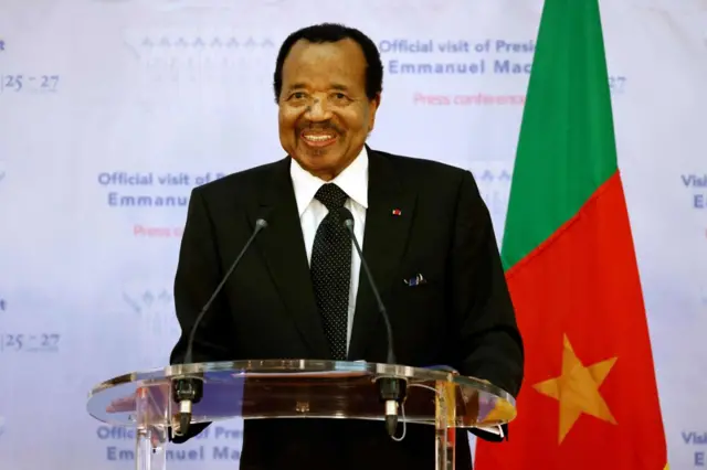 Le président camerounais Paul Biya