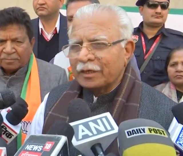 ਮੁੱਖ ਮੰਤਰੀ ਮਨੋਹਰ ਲਾਲ ਖੱਟਰ