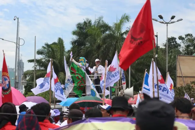 demo buruh perempuan