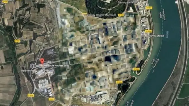 گوگل میپس، خفیہ مقامات