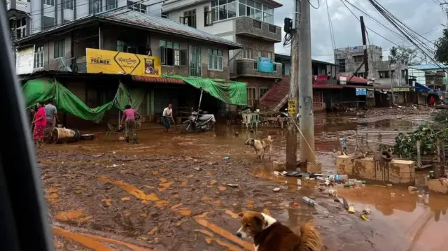 တောင်ပေါ်မြို့ ကလောမှာ ရေဘေးသင့်