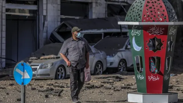 Газа утром 12 мая.