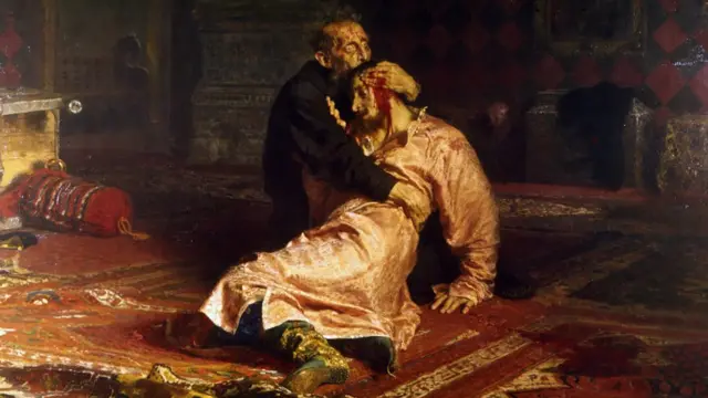 картина Ильи Репина, известная под названием "Иван Грозный убивает своего сына"