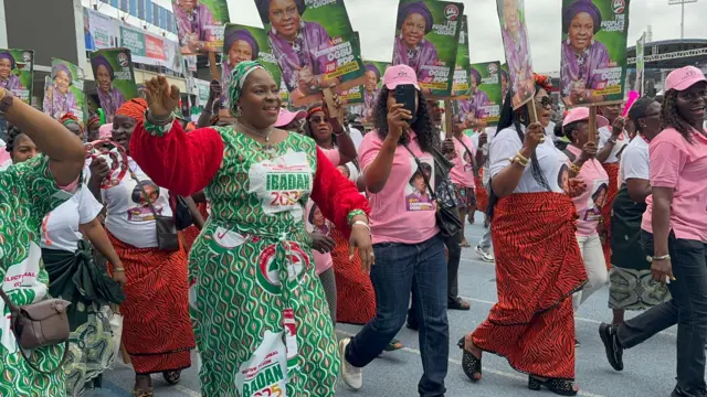 PDP national convention going on for Lekan Salami Stadium, Ibadan Oyo State, Southwest Nigeria.