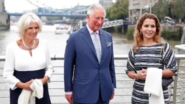 Prenses Haya Prens Charles ve Camilla Parker Bowles ile