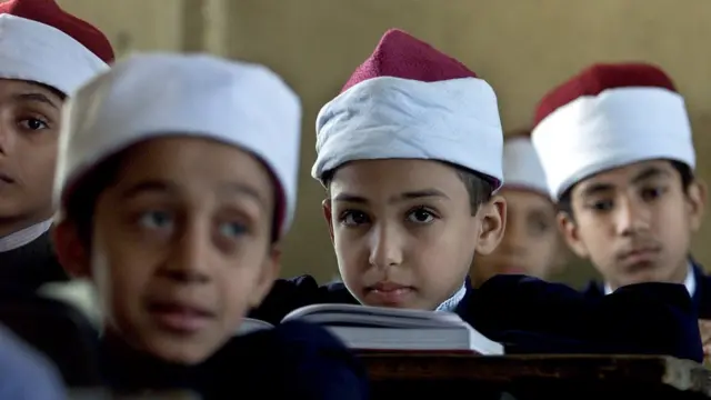 تلاميذ في الأزهر