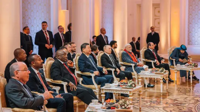 የብሪክስ አባል አገራት መሪዎች በሩሲያ