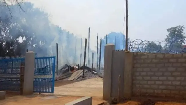 လွိုင်ကော်၊ မီးရှို့ခံရ