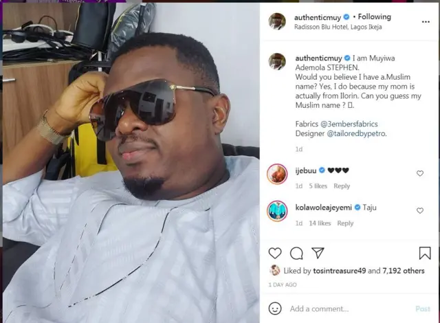 Ọrọ Muyiwa Amola ati aworan rẹ