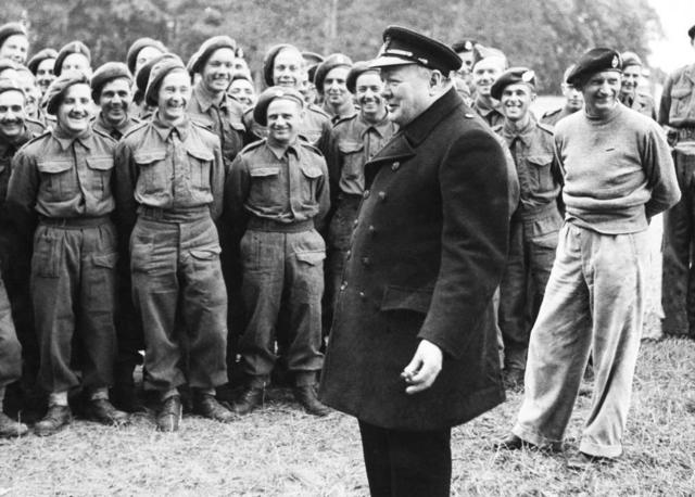 Черчилль в Нормандії